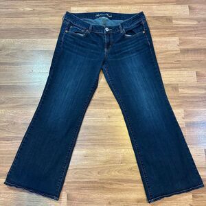 American Eagle Super Stretch Denim Bootcut Jeans | Women Size 14 Short
